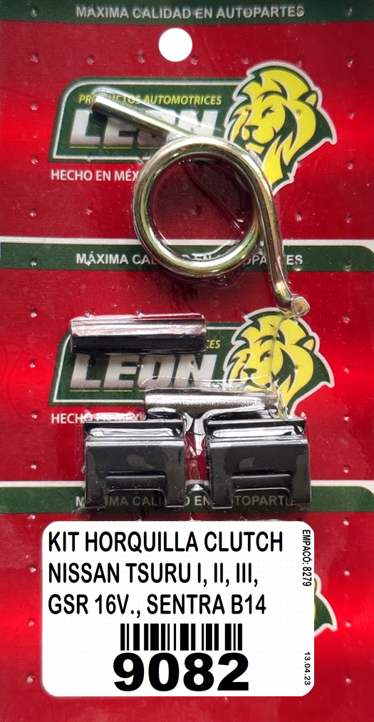 KIT HORQUILLA CLUTCH NISSAN TSURU I, II, III, GSR 16V., SENTRA B14