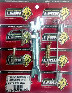 KIT FRENO TAMBOR (L) NISSAN VERSA 12-18, MICRA 10-13, MARCH 12-16, NOTE 14-16, SENTRA B17 16-17, VERSA 12-18, DODGE NEON 18-19 1689 S1020, 1740 S1094, 1X33 FT113 KT419