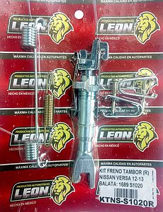KIT FRENO TAMBOR (R) NISSAN VERSA 12-18, MICRA 10-13, MARCH 12-16, NOTE 14-16, SENTRA B17 16-17, VERSA 12-18, DODGE NEON 18-19 1689 S1020, 1740 S1094, 1X33 FT113 KT419