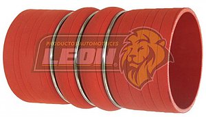 MANGUERA SILICON NARANJA TURBO 4”x8” 3 ANILLOS