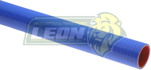 MANGUERA SILICON AZUL 2” 1/2x1 mt.