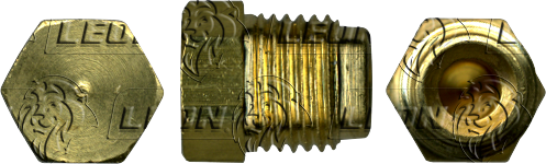 CONEXION ABOC. INVERTIDO 45° TAPON MACHO ØE DE TUBO: 3/8