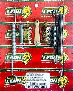 KIT FRENO TAMBOR L ó R VW GOL 12-14, CLASICO 10-15, JETTA A4 00-10, BICENTENARIO STYLE A6 10-15, JETTA CITY EUROPA 00-10 1670 S999, SAVEIRO 07-15, VAN FURGONETA 04-09 13Y5 FT050, 1670 S999 KT007