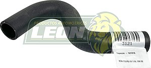 MANGUERA (521416) RAD. SUP. NISSAN 200SX 1.6L 95-98, NX 1.6L 91-93, TSUBAME 1.6L 93-04, TSURU III 1.6L 92-17 (61757, 71540, CH180011, 21918, KMA3084, 21501F4100, 21501F4200, 1657111110)ALTO: 14 cm, LARGO: 24 cm, ØI: 28 mm, ØE: 28 mm