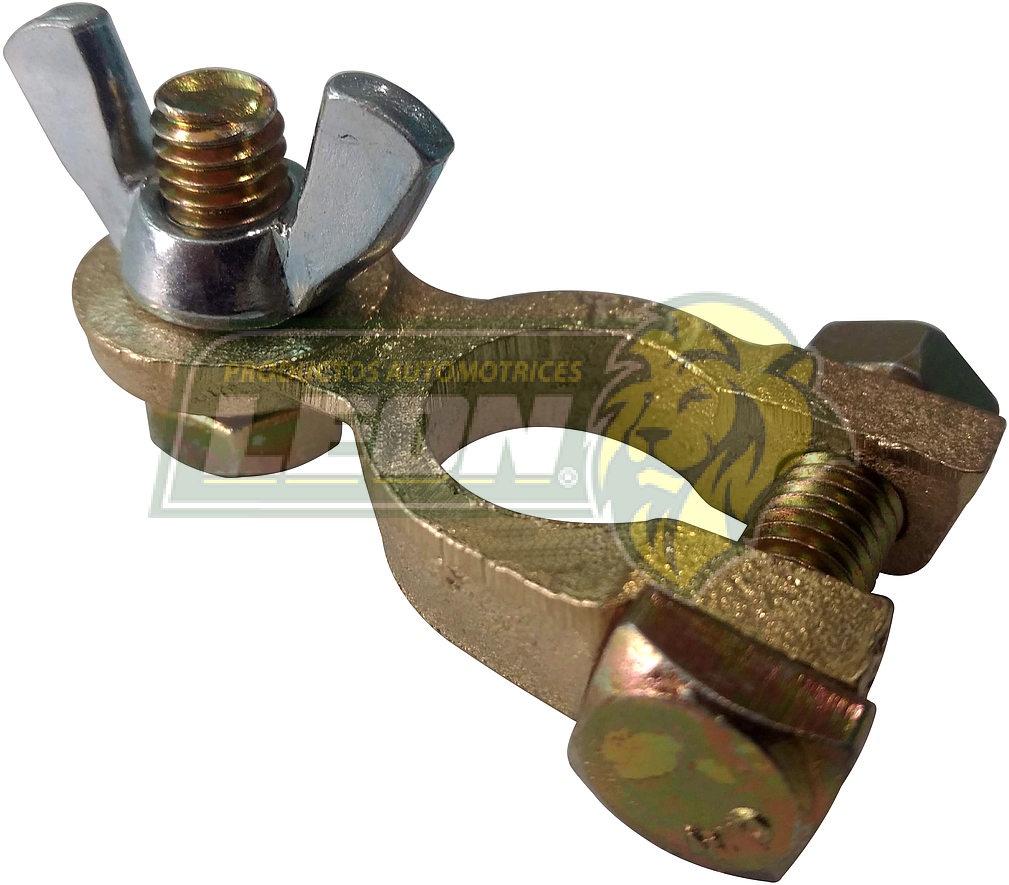 TERMINAL BATERIA CON MARIPOSA Y TORNILLO 5/16 PARA AUTOS NUEVOS MODELOS (T-M)