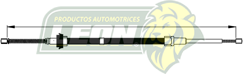 CHICOTE F.M. VW SPORTVAN TRENDLINE 1.6L RSH 74KW 4C. 2007 (1583 mm)