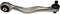 HORQUILLA SUSPENSION VW PASSAT B5 97-04, AUDI A4 2.8L 98-03, ALUMINIO C/BUJE Y ROTULA TRAS. SUP. (L)
