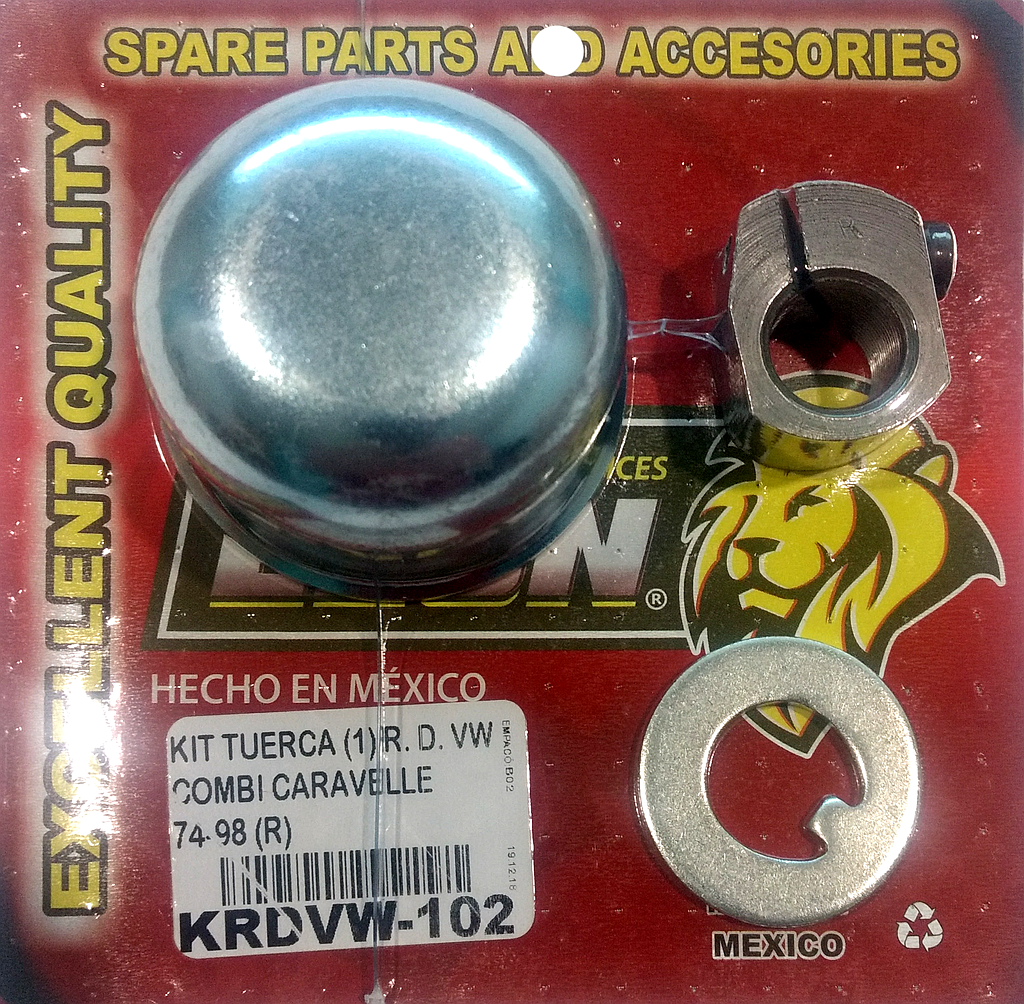 KIT TUERCA (1) R.D. VW COMBI CARAVELLE 74-98 (R)