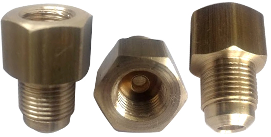 CONEXION ADAPTADOR BOMBA DE FRENOS HEMBRA ABOC. INV. 10x1.0 mm - MACHO 12x1.0 mm