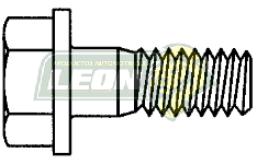 TORNILLO P/TCA GUIA HEX 13 mm 8x1.25 mm x 0.83”