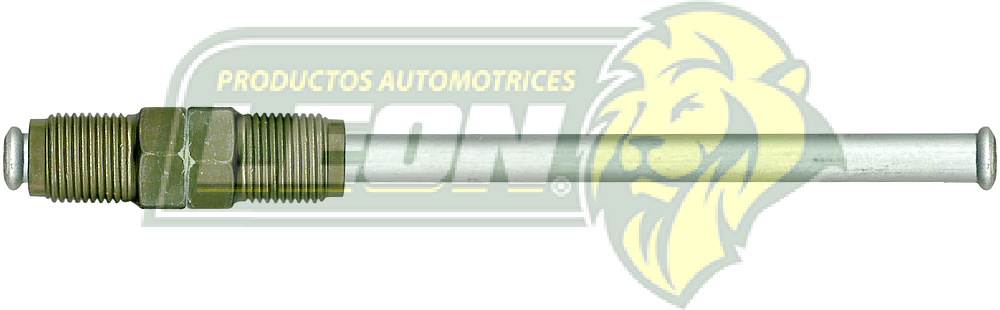 TUBO ACERO P/FRENO 1/4 G.M. S-10 CONEXIONES M12 70” 178.5 cm IMPORTADO