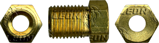 CONEXION TUERCA PARA TUBO DE FRENOS R: 10x1.0 mm ØE DE TUBO: 5 mm