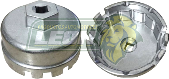 EXTRACTOR DE FILTRO DE CARTUCHO TOYOTA SIENNA, RAV4 10-15, PRIUS 07-15, CAMRY 4C. 90-15 Y V6 07-08, HIGHLANDER 4C. 01-08 Y V8 2008, TUNDRA 07-08, MATRIX 09-15, AVALON 05-08, SCION XD 1.8L 08-15, TC 90-15, LEXUS “ALUMINIO”