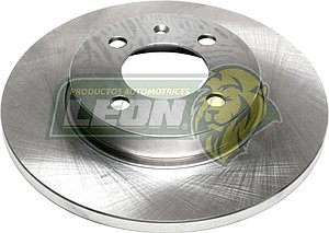 DISCO FRENO VW GOLF A3 2.0L 93-99, JETTA A3 2.0L 93-99 (4 BIRLOS) 256x13 mm DELANTERO RIGIDO