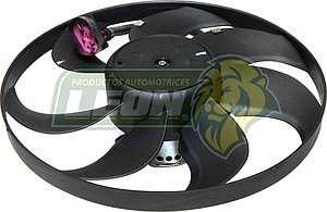 MOTOVENTILADOR VW NEW BEETLE 1.8L TURBO C-A/A TRES VELOCIDADES TIPO TEMIC 350/250/60W 345mm