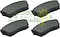 BALATA F.D. TSURU III GS, GSI, GSII 92-16, NX 91-93, SENTRA SE, GXE 91-94, TSUMABE 93-04 R.D. 16.4 mm BRUCK