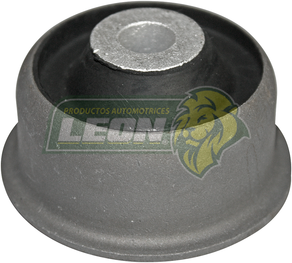 BUJE HORQUILLA SUSPENSION VW GOLF A2 87-92, JETTA A2 85-92, A3, DERBY, SEAT CORDOBA 01-02, IBIZA 01-02 “PLATILLO CON CEJA” ØI: 12mm (CENTRO DE ALUMINIO, HULE REFORZADO) LEON