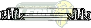 CUBREPOLVO P/PISTON CALIPER  ØE: 1.900”, ØI: 0.900”, TIPO: