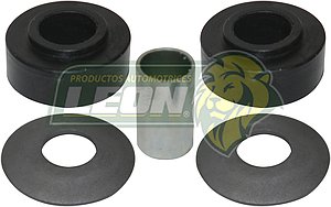 GOMA TIRANTE SUSPENSION TOPAZ 83-94, ESCORT, ZX2 81-90, MERCURY TEMPO 83-94 INFERIOR (JGO. c/5 pz.) LEON
