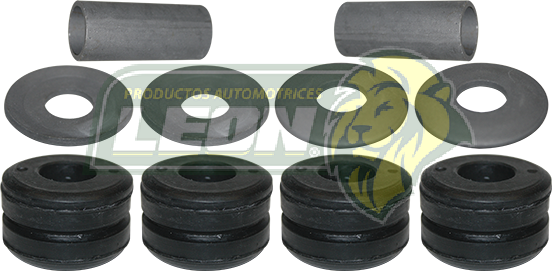 GOMA TIRANTE SUSPENSION NISSAN PK-UP 4X2 79-93 (JGO. c/10 pz.) LEON