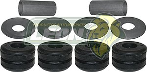 GOMA TIRANTE SUSPENSION NISSAN PK-UP D21 4X2 86-94, FRONTIER 4X2 98-04, NP300 4X2 09-14, PK-UP 4X2 94-08 (JGO. c/10 pz.) LEON