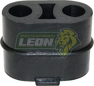 SOPORTE ESCAPE G.M. CHEVY 98-08, MONZA 95-08 “DELANTERIA CHICA” (6570) HULE
