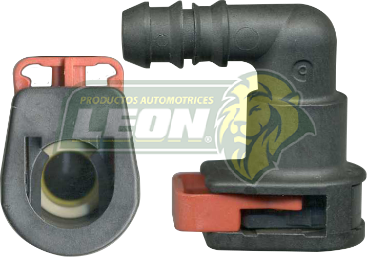 CONECTOR FILTRO GASOLINA 90° ØI1: 10.0 mm ØI2: 6.0 mm