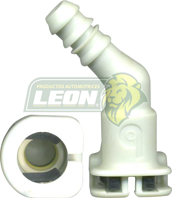 CONECTOR FILTRO GASOLINA 45° ØI1: 10.0 mm ØI2: 6.0 mm