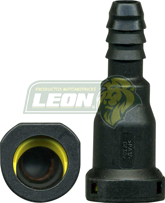 CONECTOR FILTRO GASOLINA RECTO ØI1: 10.0 mm ØI2: 6.5 mm