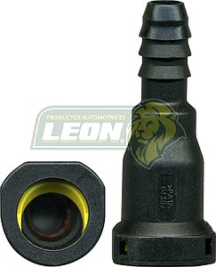 CONECTOR FILTRO GASOLINA RECTO ØI1: 10.0 mm ØI2: 6.5 mm