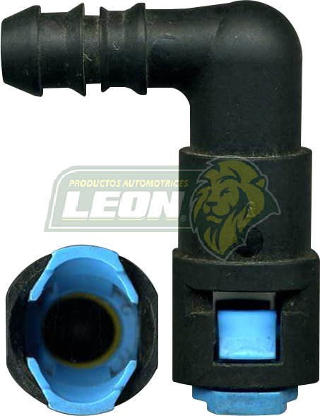 CONECTOR FILTRO GASOLINA 90° ØI1: 8.0 mm ØI2: 6 mm