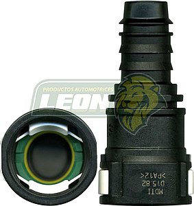 CONECTOR FILTRO GASOLINA RECTO ØI1: 16.0 mm ØI2: 12.0 mm