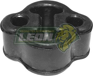 SOPORTE ESCAPE NISSAN URVAN 05-13 “GALLETA” GR.: 34mm SIN BUJES METALICOS (6589) HULE