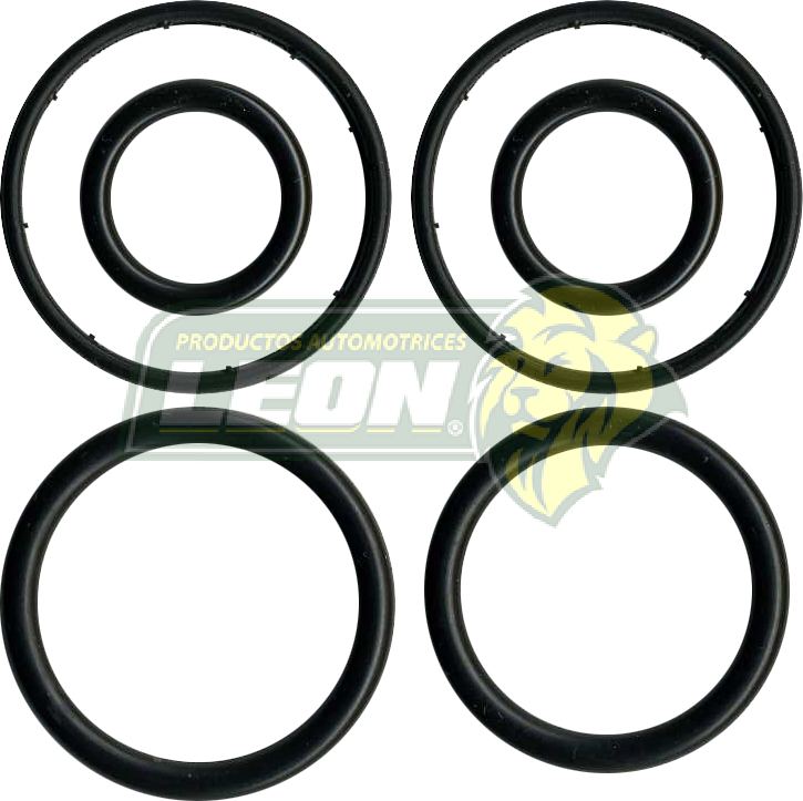 JUNTAS ENFRIADOR DE ACEITE G.M. AVEO, CRUZE, TRAX, SONIC, PONTIAC MATIZ, G3 (JGO. c/6 pzas.)