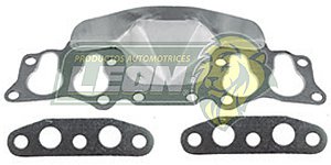 JUNTA MULTIPLE TOYOTA AUTOS Y CMTAS. 85-95 L4 2.4L SOHC “22R, 22RE, 22REC” (MULTIPLE ESCAPE, PUERTO DE “PERA”, CON DEFLECTOR)
