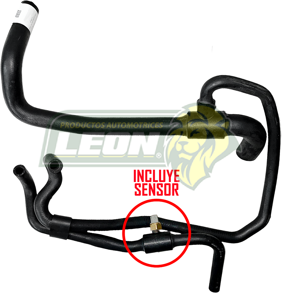 MANGUERA RAD. INF. C-A/A MOTOR ENDURA, C/SENSOR FORD FIESTA L4 1.3L 98-01 (96FB18K359AK)