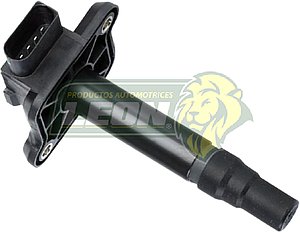 BOBINA NEW BEETLE - AUDI A3 / (MOTOR 1.8 LITROS TURBO - 2 TORNILLOS - TIPO LAPIZ)