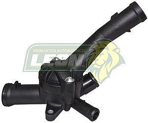 TOMA AGUA CON TERMOSTATO BOMBA AGUA BORA 05-10 2.5L FSI, BEETLE 98-11 2.5L, JETTA A6 11-18 2.5L, SPORTWAGEN 10-16 2.5L 80°