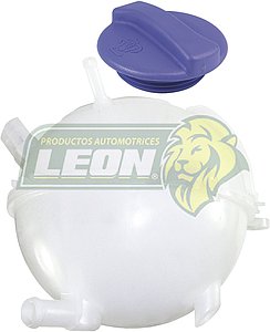DEPOSITO ANTICONGELANTE VW GOLF, JETTA A4 99-06, SEAT LEON 01-06, AUDI A3 97-03 “ESFERA” (21403B, 1J0121407B) (INCLUYE TAPON) QUEZADA