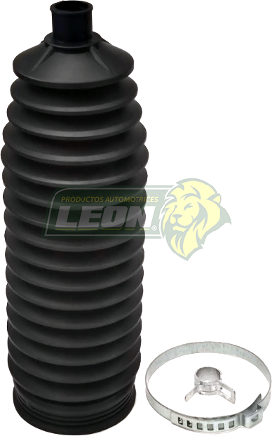 MACHETA ó CUBREPOLVO DIRECCION FIESTA 98-10, COURIER 98-02 (CON ABRAZADERAS) BRUCK