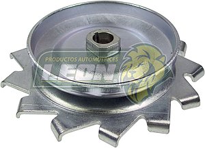 POLEA ALTERNADOR VW M.1600i VOCHO, COMBI, SAFARI, BRASILIA (P-VWA) GALVANIZADA “BLANCA” LODI
