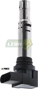 BOBINA VW VENTO 1.6L 14-19, AUDI A1 1.4TSI 10-19, AUDI A3 1.4T 04-12 (TIPO LAPIZ)