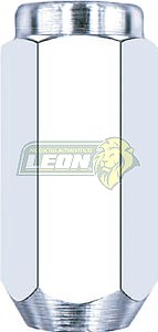 TUERCA CROMADA PLACACERO FORD LOBO LARGA 12x1.75 mm LL. 21 mm (01-223)