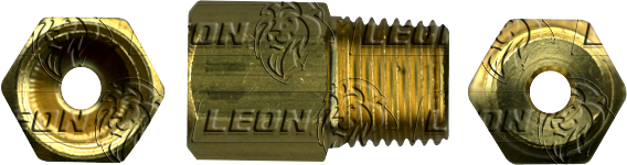 CONEXION ABOC. INVERTIDO 45° CONECTOR MACHO (48W) ØE DE TUBO: 1/4 R. DE TUBO: 1/4