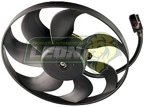 MOTOVENTILADOR VW NEW BEETLE 2.0L 98-10, POLO 1.6L 03-07, LUPO 1.6L 05-09, SEAT IBIZA 1.6L 03-08, CORDOBA 1.6L 03-09 “TIPO TEMIC” 250/60W, 345 mm (CONECTOR DE TRES ENCHUFES)