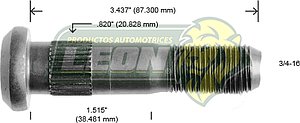 BIRLO RUEDA X PESADO EJE ROCKWELL R.T. 3/4-16Hx3.4370” RIN ALUMINIO/ACERO (BR-50049CR)