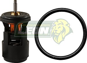 TERMOSTATO AGUA VW GOL 1.6L 09-20, CROSSFOX 1.6L 06-17, POLO 1.6L 03-19, SPORTVAN 1.6L 06-10, SAVEIRO 1.6L 09-20, SEAT IBIZA 1.6L 00-02 PUNTA c/ESCALON CON O-RING “BRUCK”(VW1S2-TT130)