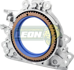 RETEN CIGUEÑAL VW GOLF VII 15-19 1.4 TSI, POLO 13-19 1.4 TSI, TIGUAN 18-19 1.4 TSI, SEAT IBIZA 09-17 .4TL, LEON 14-20 1.4T, AUDI A1 10-19 1.4 TSI, Q2 16-20 1.4 TSI (BASE DE ALUMINIO-SIN SENSOR)