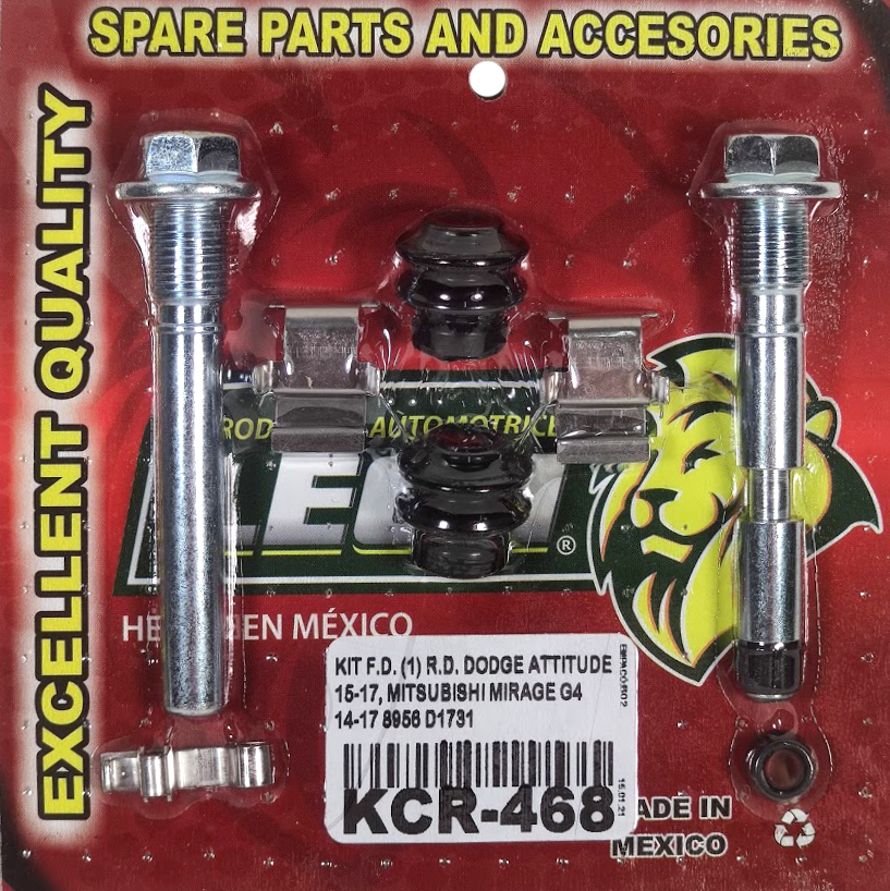 KIT F.D. (1) R.D, DODGE ATTITUDE 15-17, MITSUBISHI MIRAGE G4 14-17 8956 D1731 KC468