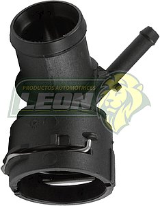 TOMA AGUA VW BORA 2.5 FSI 05-10, SPORTWAGEN 2.5L 10-16, PASSAT B6 2.0T 05-11, EOS 2.0T 08-10 (MANGUERA INFERIOR RADIADOR) “COPLE”
